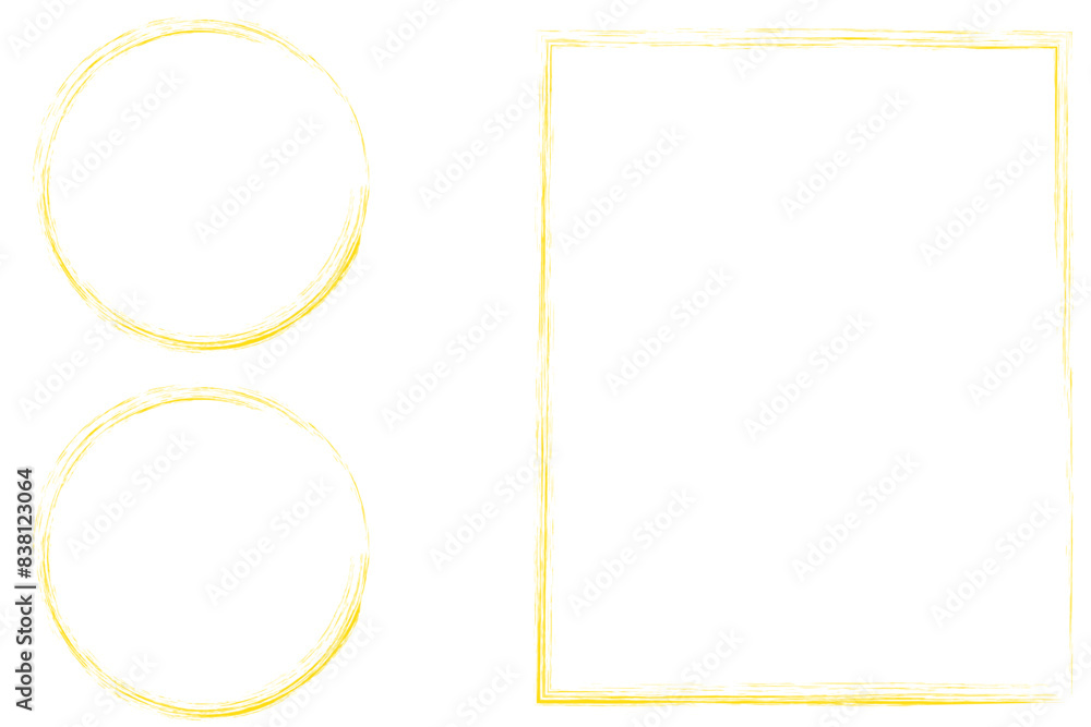 Poster Grunge square and rectangle frames, Square shape outline on hand draw style. empty black boxes set. Rectangle borders collections. Rubber square stamp imprint.