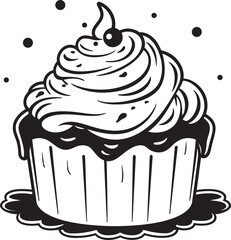 Rustic Bakery Logo Vintage Cake Design Antique Cake Symbol Traditional Pastry Art