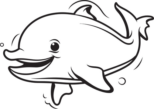 recommend clip art: Whale Silhouette Design Elegant Sea Creature Icon Whale Vector Graphic Precision in Marine Art