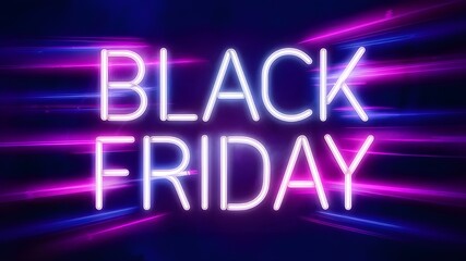 Black Friday neon 