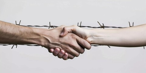 Hands Across the Divide: A Powerful Gesture of Reconciliation (Unity, Peace)