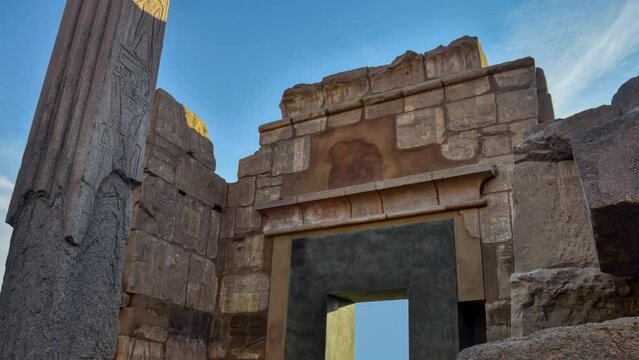 Northern entrance to Karnak Temple, Luxor. Egypt
