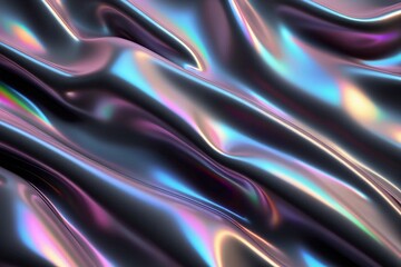 Abstract holographic background foil texture