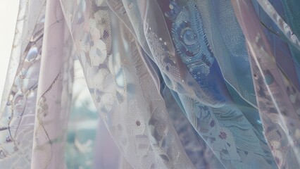 background with crystals