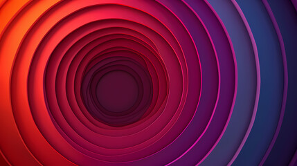 Background with circular layers vector image