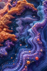 surreal abstract fractal structure