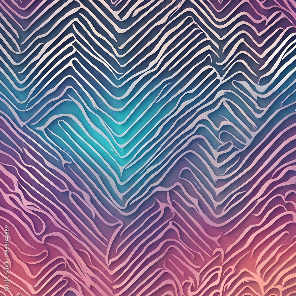 Aufkleber abstract gradient seamless pattern