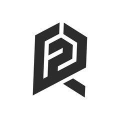 PR letter logo, PR Alphabet logo, initials logo