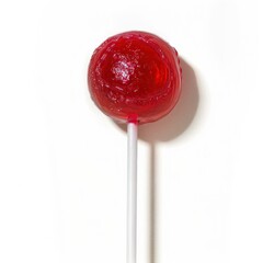 Tempting lollipop isolated on white background. High-resolution confectionery image