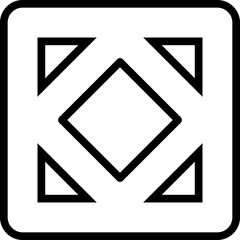 Square shape design. Geometric elements