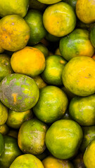 Oranges in the market for the background