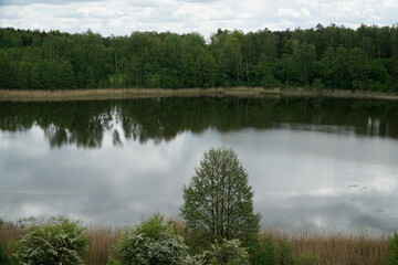 Lake in forest - Masuria, Poland