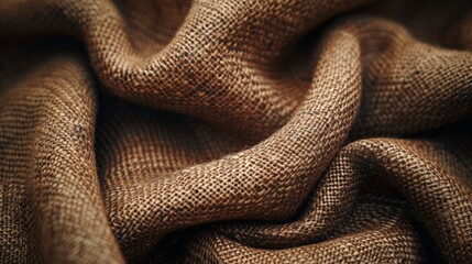 Fototapeta premium Close-Up of Fabric Texture: Capture the fine details of a piece of fabric,