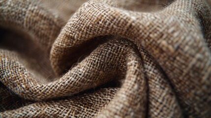 Fototapeta premium Close-Up of Fabric Texture: Capture the fine details of a piece of fabric,