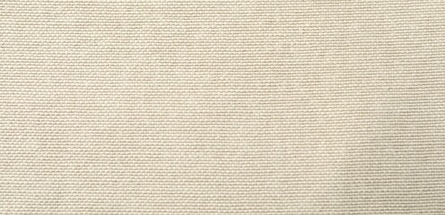 Texture of beige fabric as background, top view
