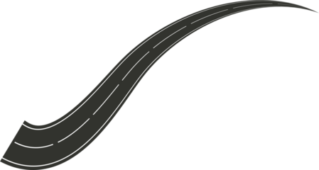 Street turn and curve long way, road, race, highways, asphalt