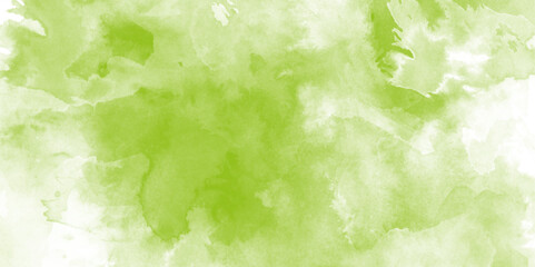  abstract green and white watercolor gradient detail pattern background and wallpaper.  texture with wet brush strokes for wallpaper design. patrick's day abstract background.