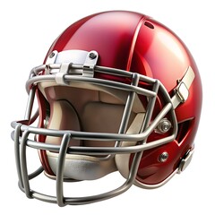 Fototapeta premium American football helmet isolated on white background.