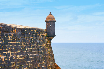 Photo of San Juan castle fortification in Puerto Rico