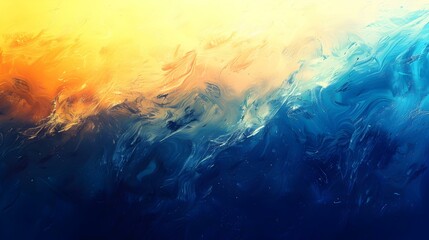 Naklejka premium Gradient Gold to dark azure backdrop