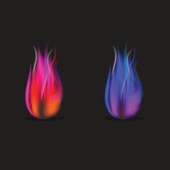 fire flame collection