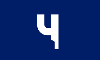 Number Tech Blue Modern Logo