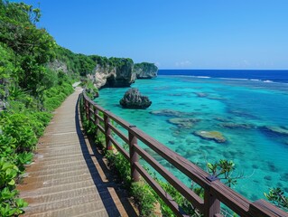 Obraz premium Traveling in Okinawa Prefecture