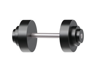 Dumbbell icon 3d render illustration