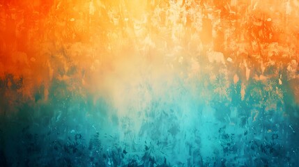 Gradient blue to tangerine background