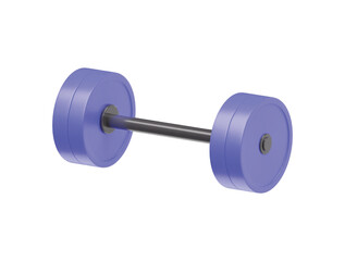 Dumbbell icon 3d render illustration