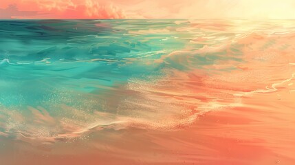 Gradient Turquoise to sandy background