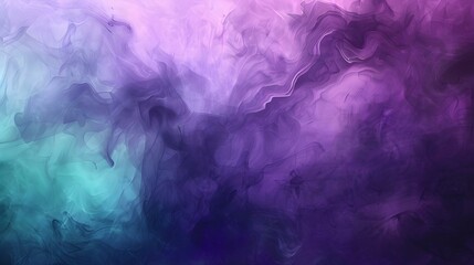 Fototapeta premium Gradient Smoky green to violet background