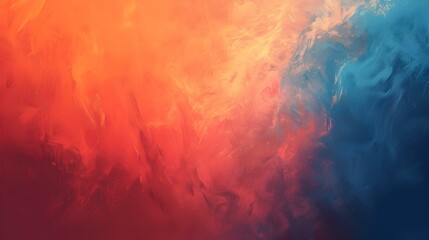 Gradient Azure to orange-red background