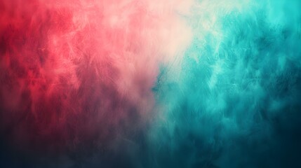 Obraz premium Gradient Turquoise to light red background