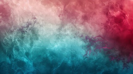 Gradient turquoise to cranberry effect background