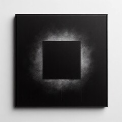 photo frame on black