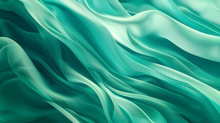 Fototapeta premium Gradient Azure to jade smooth banner