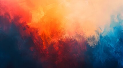 Gradient indigo to tangerine effect background
