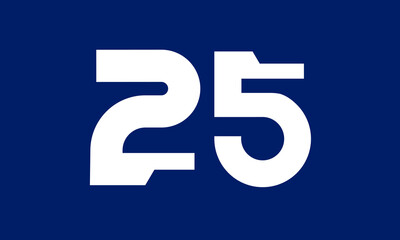 Number Tech Blue Modern Logo