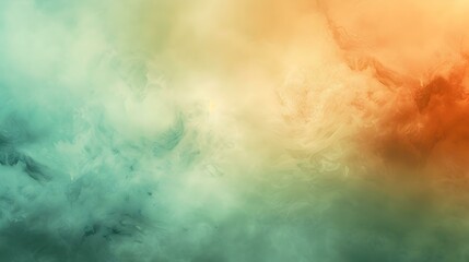 Fototapeta premium Gradient mint green to copper abstract