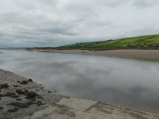 lake and clouds