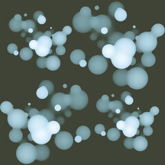 abstract background with bubbles