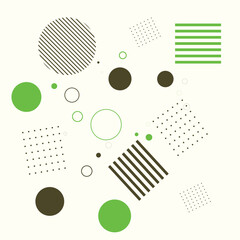 abstract background with green dots