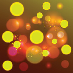 abstract background with colorful circles