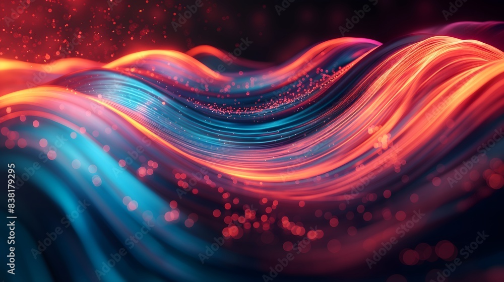 Poster 3. picture a captivating visualization of smooth transitions and fluid movements, reflecting the str
