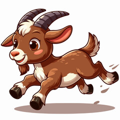 animal cartoon goat sheep vector