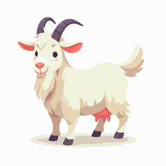 animal cartoon goat sheep vector
