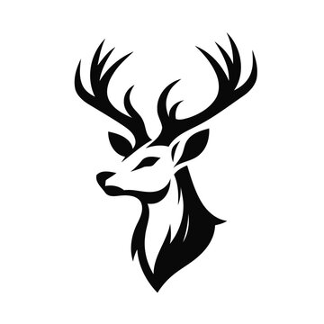 deer head vector