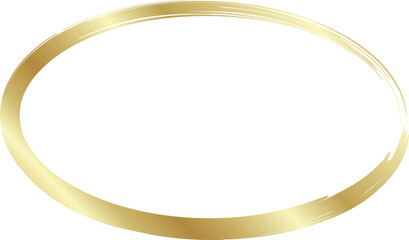 Gold oval grunge frames. Luxury design