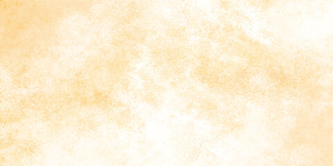 Vector watercolor art background. Grunge light orange cement wall image.